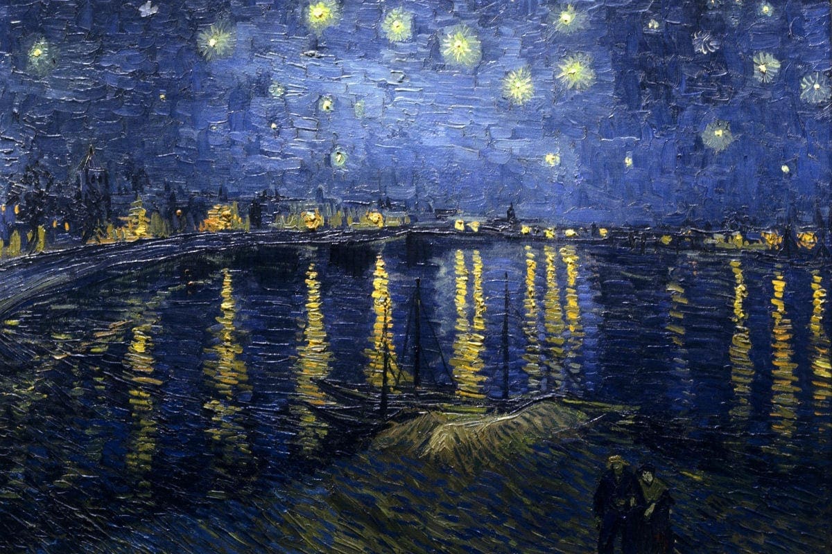 Starry night over the Rhône