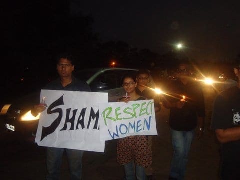 Manipal Candle March Rape Protest DSC04856