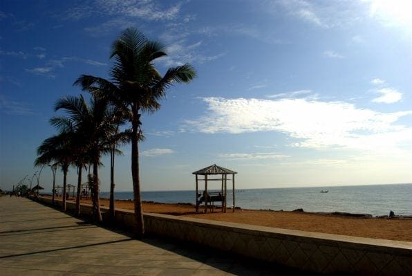 Not a Beach. No Sand. No Entering the Water. No Casing the Tiny Crabs, unlike Goa. 