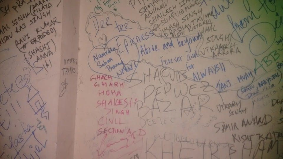 DeeTee Manipal wall graffiti