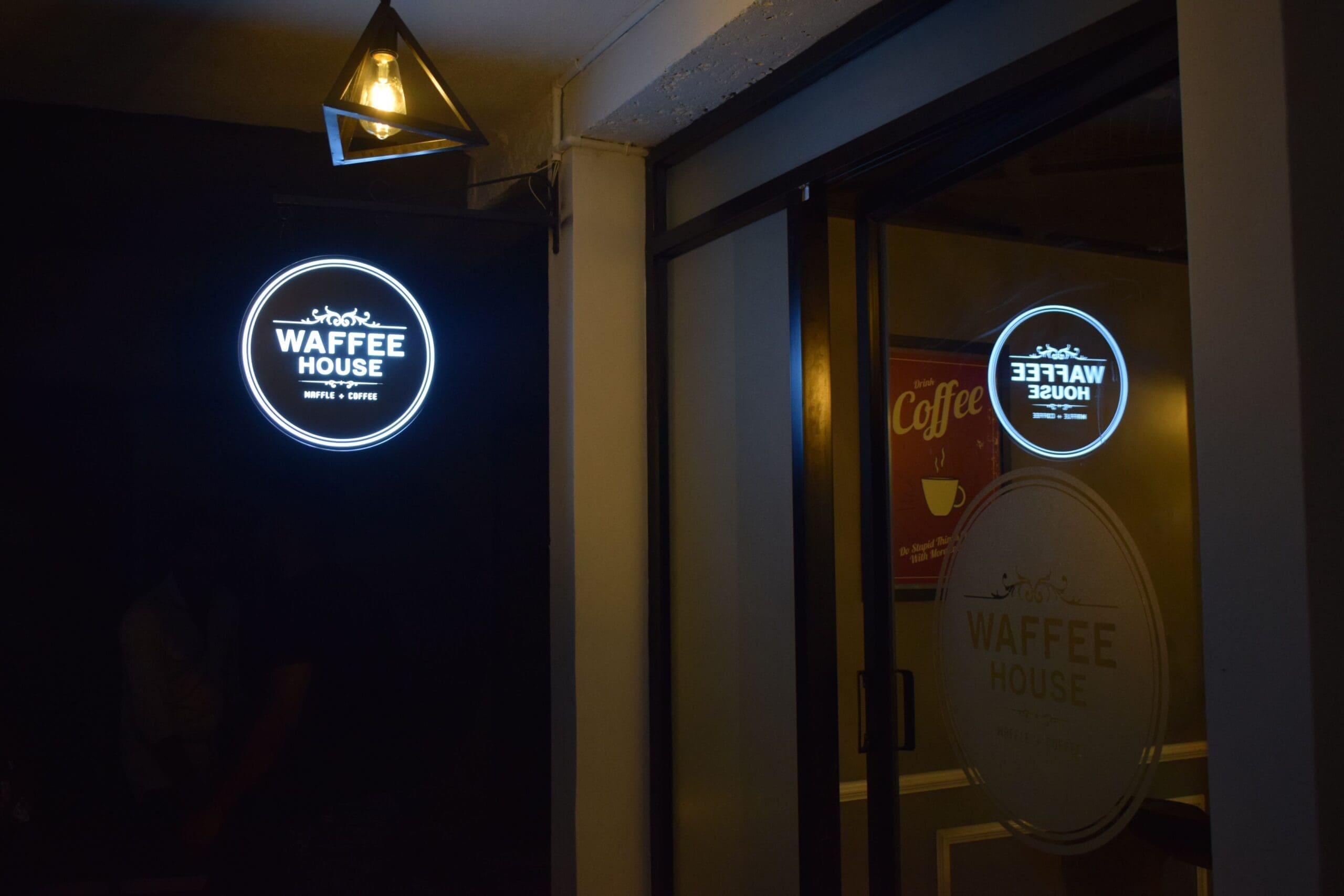 Waffee House Signage