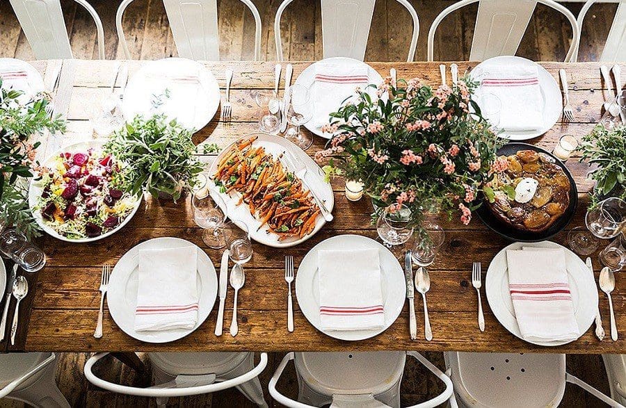Dinner Table Arrangement