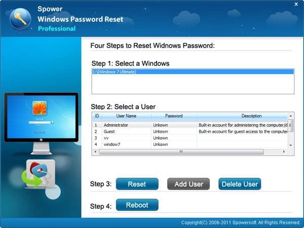 Software interface