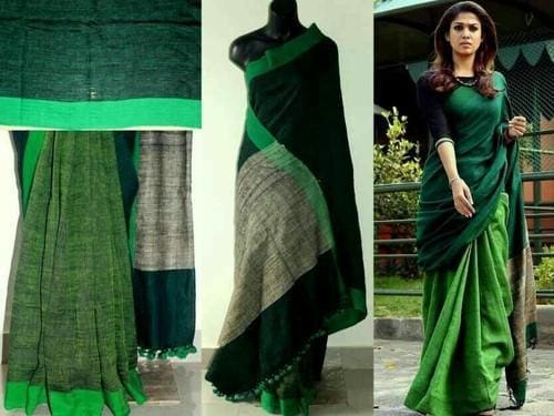 linen sarees
