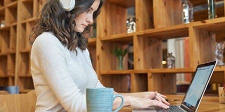 freelance transcription lady