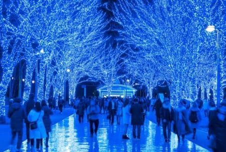 Winter illuminations japan