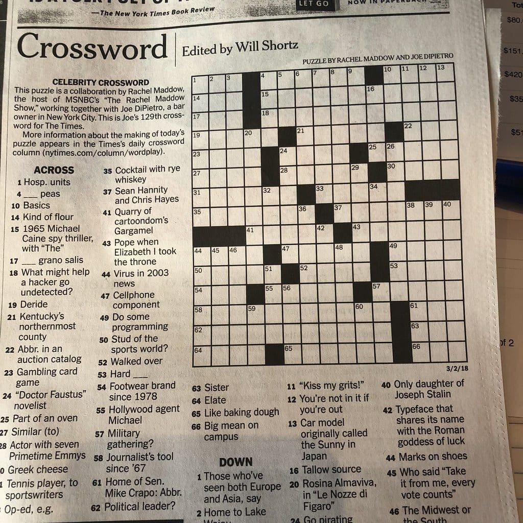 Crossword Puzzle