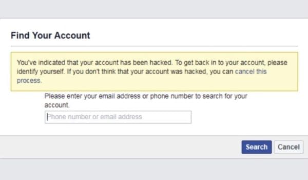 facebook account
