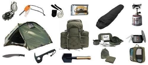 outdoor adventurous trip packing stuff