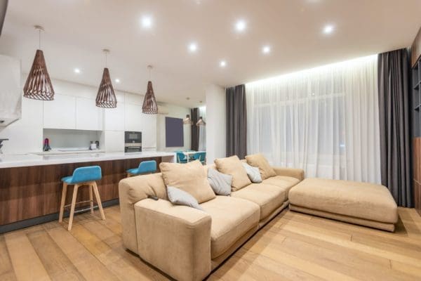soft couch living room