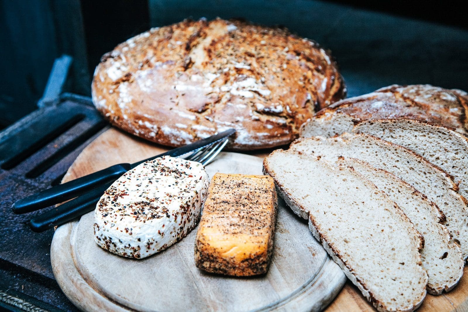 pile of breads specialty food
