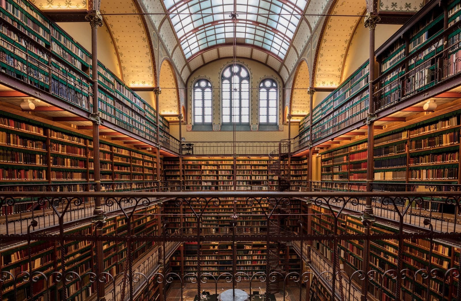 brown wooden shelves inside building