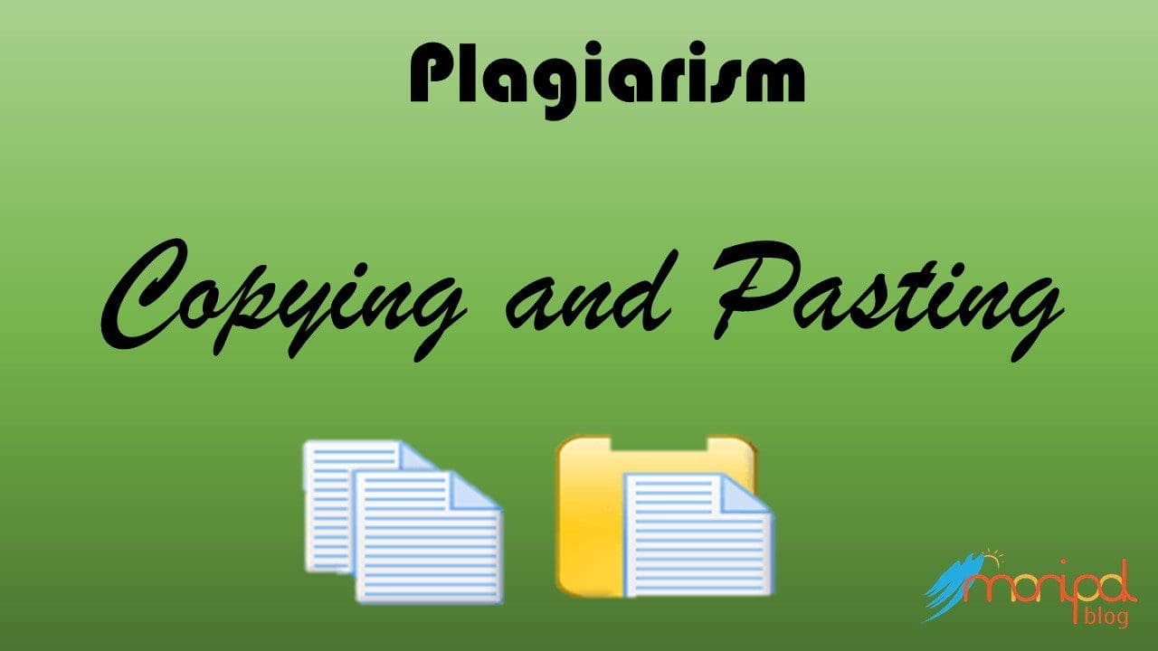 copy paste plagiarism