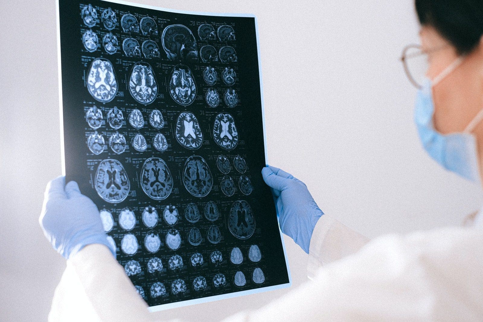 Huntington's Disease Person Holding Black and White Wall Decor