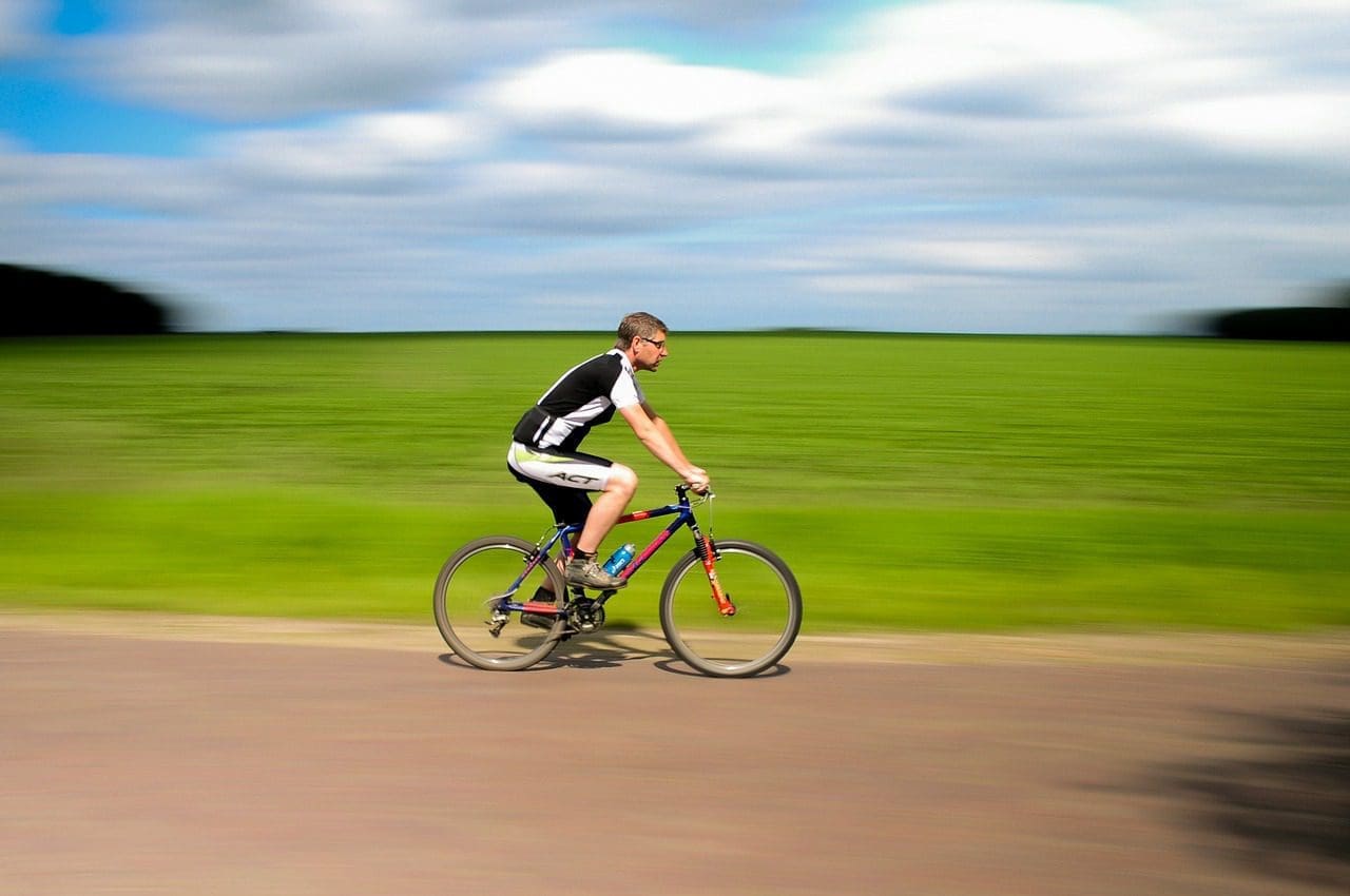 bike ride on a summer weekend