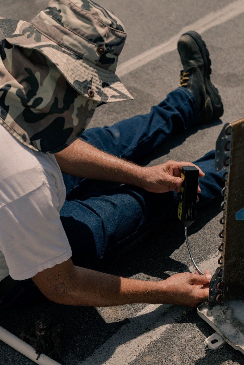 repairing an air conditioner