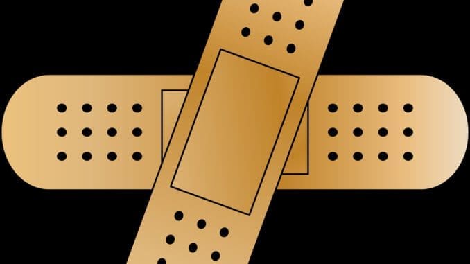 graphic, bandaids for cuts and scrapes